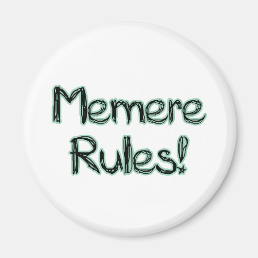 Memere Regeln! Magnet (Vorne)