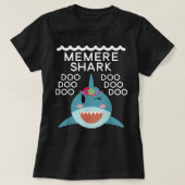 Memere Shark Matching Family Hais T-Shirt (Design vorne)
