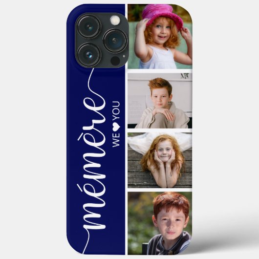 Mémère We Liebe You Foto Case-Mate iPhone Hülle (Rückseite)
