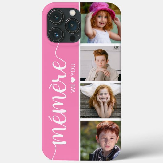 Mémère We Liebe You Foto Case-Mate iPhone Hülle (Rückseite)