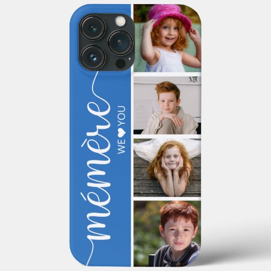 Mémère We Liebe You Foto Case-Mate iPhone Hülle (Rückseite)