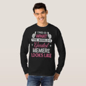 Memere World's Beste Memere T-Shirt (Vorne ganz)