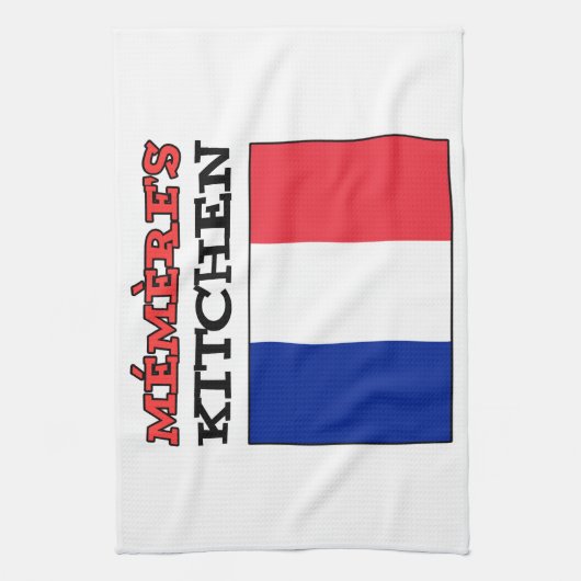 Memere's Kitchen Französisch Großmutter Geschirrtuch (Vertikal)