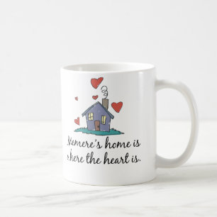 Memeres Zuhause ist, wo das Herz ist Kaffeetasse