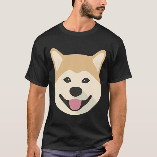 Memes Doge Siberian Husky T-Shirt (Vorderseite)
