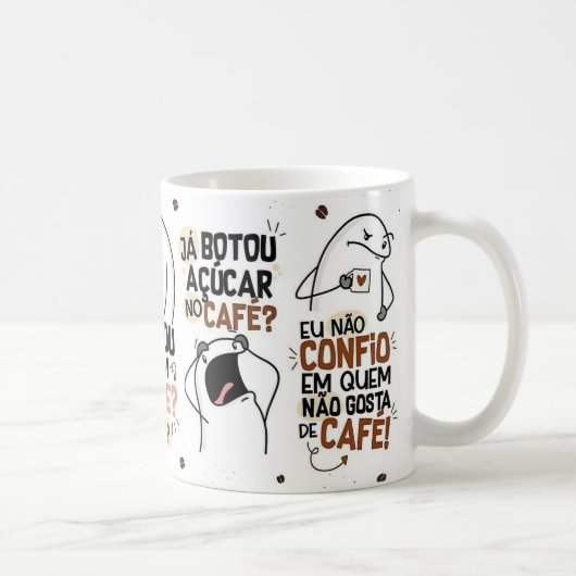 Memes Engraçados em Português Humor Brasileiro Kaffeetasse (Rechts)