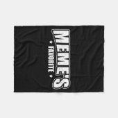 Meme's Favorite Fleecedecke (Vorderseite (Horizontal))