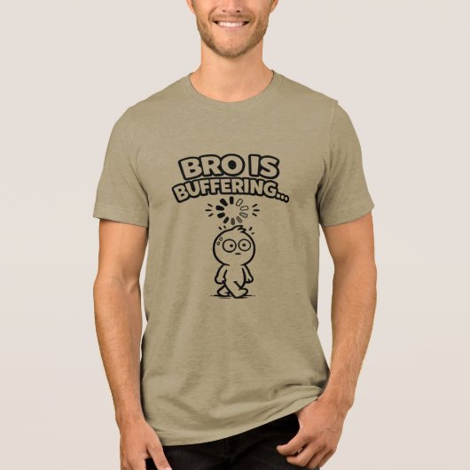 Memes lustig trendig Tri-Blend shirt (Vorderseite)