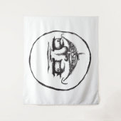 memes Me Gusta Wandteppich (Vorderseite)