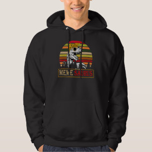 Memesaurus Rex Dinosaur Meme Saurus Familienmütter Hoodie