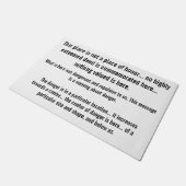 Memetische Gefahren Fußmatte (Schrägansicht)