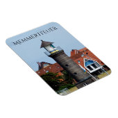 Memmertfeuer, Leuchtturm, Juist, Ostfriesland Magnet (Rechte Seite)