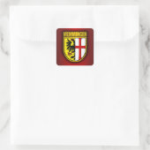 Memmingen Quadratischer Aufkleber (Tasche)
