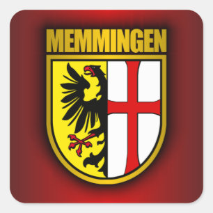 Memmingen Quadratischer Aufkleber