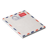 Memo-Pad der Luftpost Notizblock (angewinkelt)