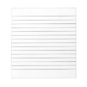 Memo Pad mit Lines Business Lined Black Classic Notizblock (Vorderseite)