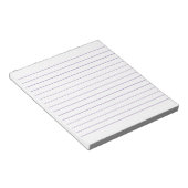 Memo Pad mit Lines Business Lined Violet Classic Notizblock (angewinkelt)