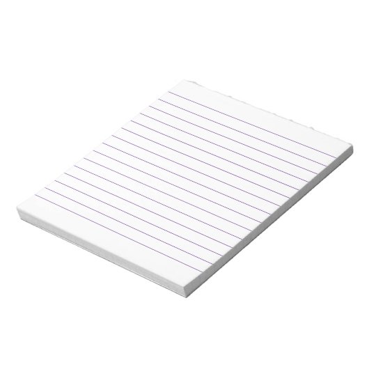 Memo Pad mit Lines Business Lined Violet Classic Notizblock (Rotiert)