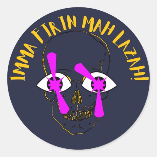 MEMO RUNDER AUFKLEBER (Vorderseite)