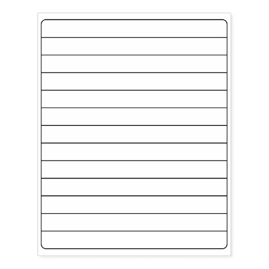 Memo, To do List, Notes, Journal Gummistempel (Prägung)