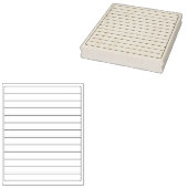 Memo, To do List, Notes, Journal Gummistempel (Stempel)