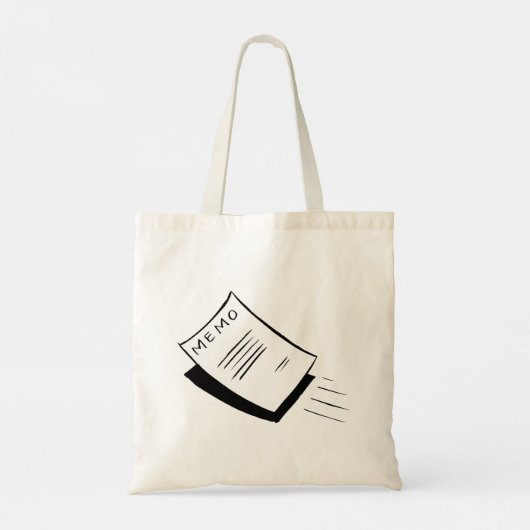 Memo Tote Bag Tragetasche (Rückseite)