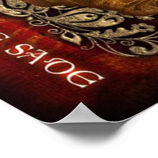 Memoiren des Marquis de Sade Poster (Ecke)