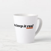 Memoiristen behielt es real LTM Underline Milchtasse (Rechte Ecke)