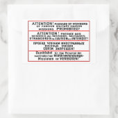 Memorabilia der Mission Rechteckiger Aufkleber (Tasche)