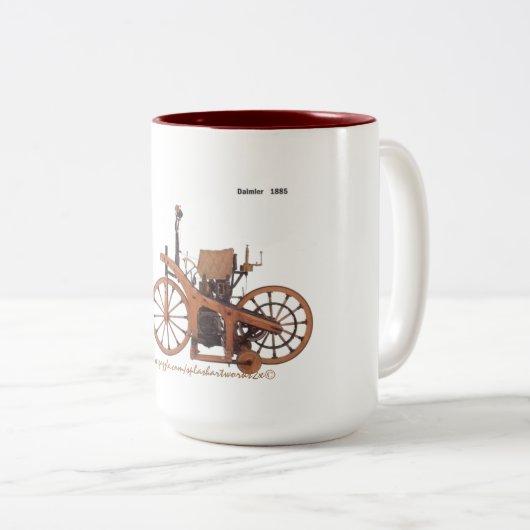 "Memorabilia Zweifarbige Tasse (VorderseiteRechts)
