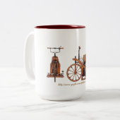 "Memorabilia Zweifarbige Tasse (Vorderseite Links)