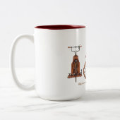 "Memorabilia Zweifarbige Tasse (Links)