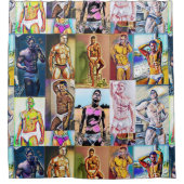 Memoranden Duschvorhang (Vorderseite)