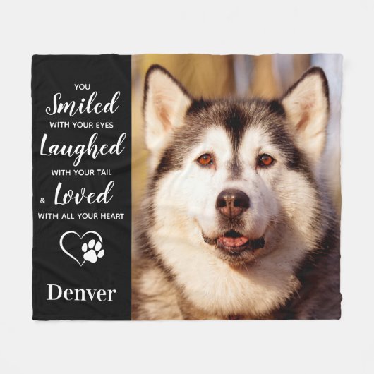 Memorandum für personalisierte Fotos Fleecedecke (Vorderseite (Horizontal))