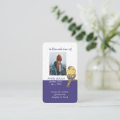 Memorandum Memory Card Christlich Song Bird Visitenkarte (Stehend Vorderseite)