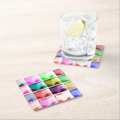 Memorandum-Untersetzer Rechteckiger Pappuntersetzer (Vor Ort)