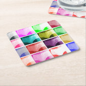 Memorandum-Untersetzer Rechteckiger Pappuntersetzer (angewinkelt)