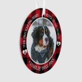 Memorandum zum Foto von Haustieren Ornament (Vorderseite)