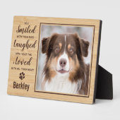 Memorandum zum Verlust von Hunden für personalisie Fotoplatte (Seite)