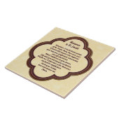 Memorare Gebet an St. Joseph 2 Fliese (Seite)