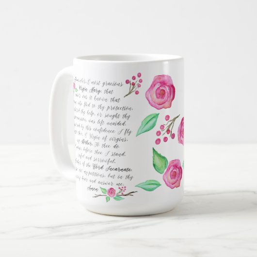 Memorare Kaffeetasse (Vorderseite Links)
