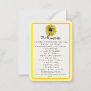 Memorare Notecard "I Prayed for You Today" Mitteilungskarte