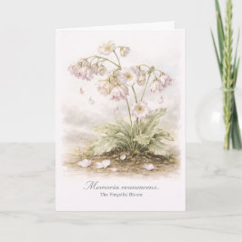 Memoria Evanescens – The Forgetful Bloom Botanical Karte