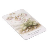 Memoria Evanescens – The Forgetful Bloom Botanical Magnet (Rechte Seite)