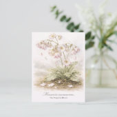 Memoria Evanescens – The Forgetful Bloom Botanical Postkarte (Stehend Vorderseite)