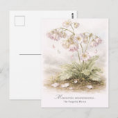 Memoria Evanescens – The Forgetful Bloom Botanical Postkarte (Vorne/Hinten)