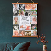 Memorial 18 Fotomaterial Forever in unseren Herzen Wandteppich Mit Holzrahmen