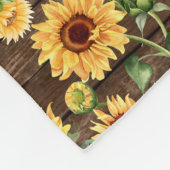 Memorial 18 Photo Hug From Heaven Rustic Sunflower Fleecedecke (Ecke)