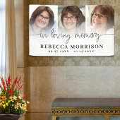 Memorial 3 Fotos Skript in Love Memory Banner