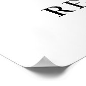 Memorial 3 Fotos Skript in Love Memory Poster (Ecke)